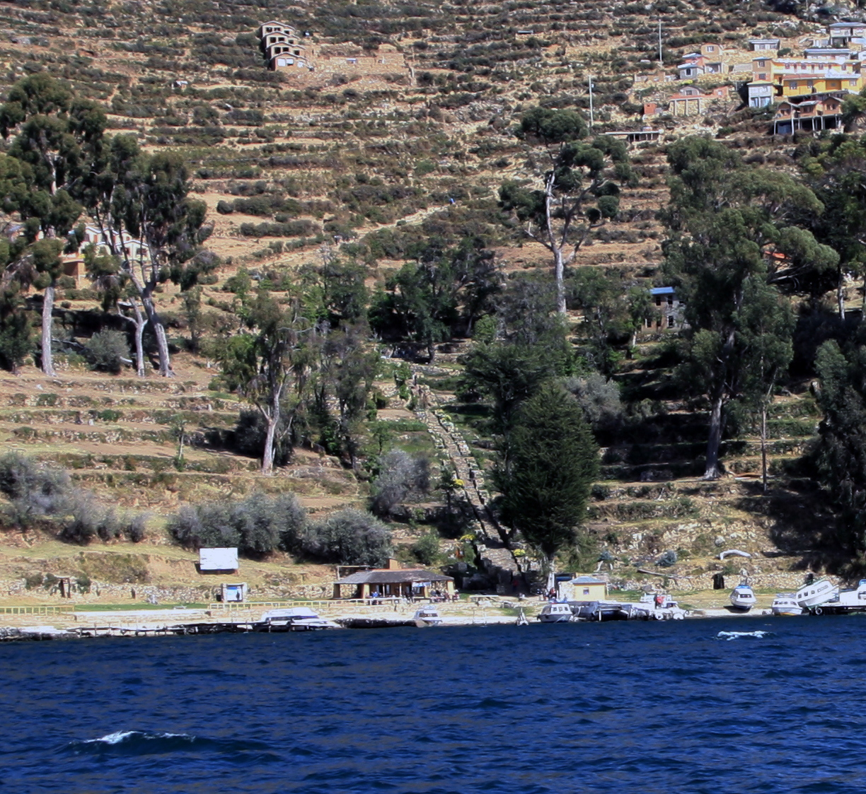 Yumani Bolivia Azure Waters Of Lake Titicaca